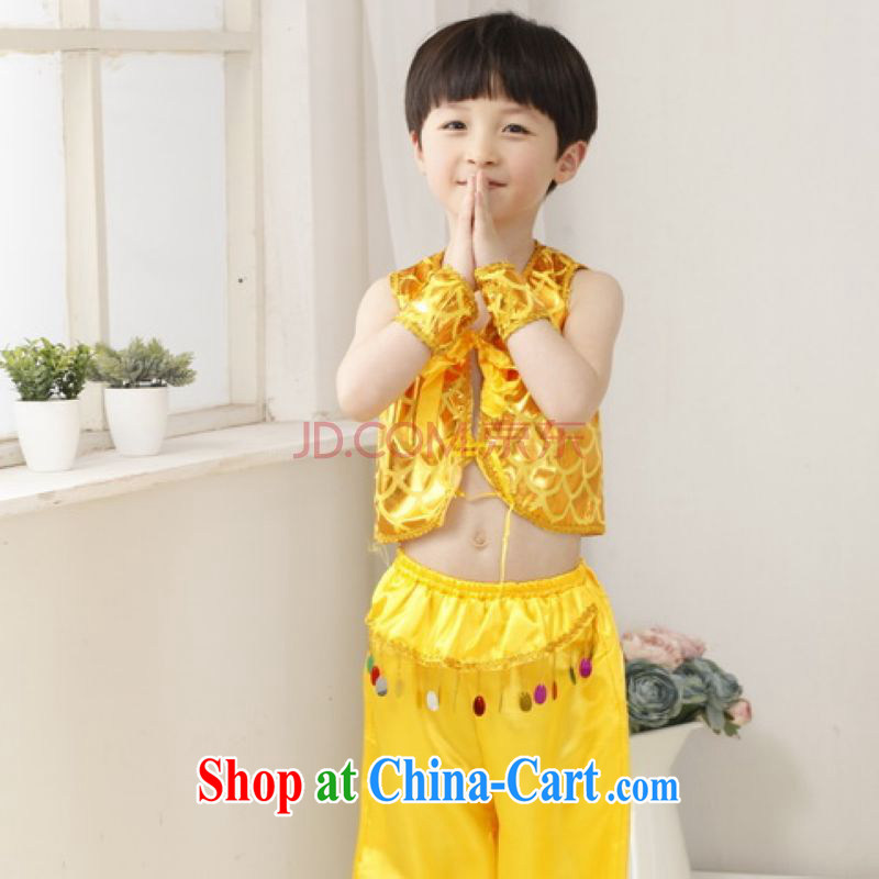 Shanghai, optimize purchase children's Chinese qipao two-piece children's Chinese package men's performance service practitioners serving red height 130 CM, Shanghai, optimize, and shopping on the Internet