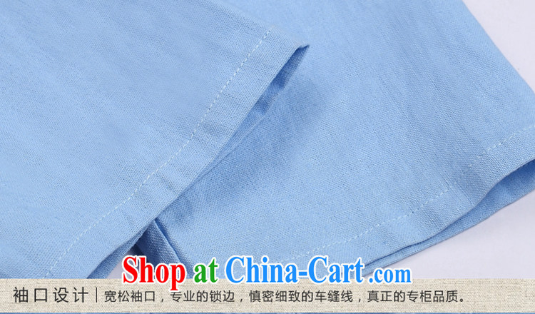 Tang, Ramadan 2015 spring new Ethnic Wind and stylish Chinese cotton Ma long-sleeved improved female Han-tang blue XXL pictures, price, brand platters! Elections are good character, the national distribution, so why buy now enjoy more preferential! Health