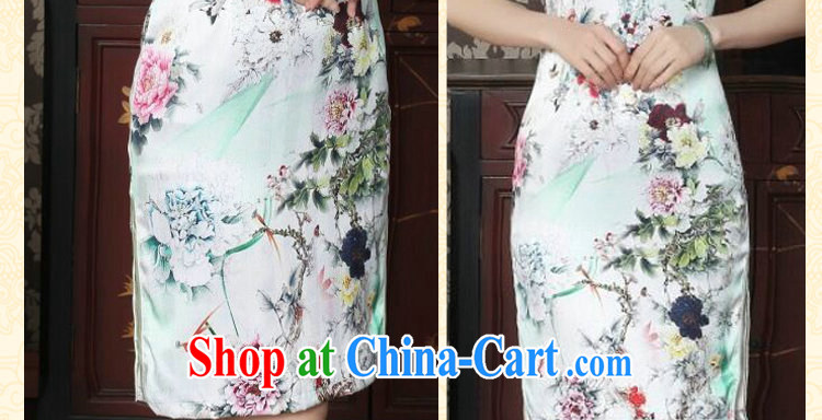 Dan smoke female cheongsam Silk Cheongsam Chinese improved, for summer is manually switched back stylish sauna Silk Cheongsam as color 2XL pictures, price, brand platters! Elections are good character, the national distribution, so why buy now enjoy more preferential! Health
