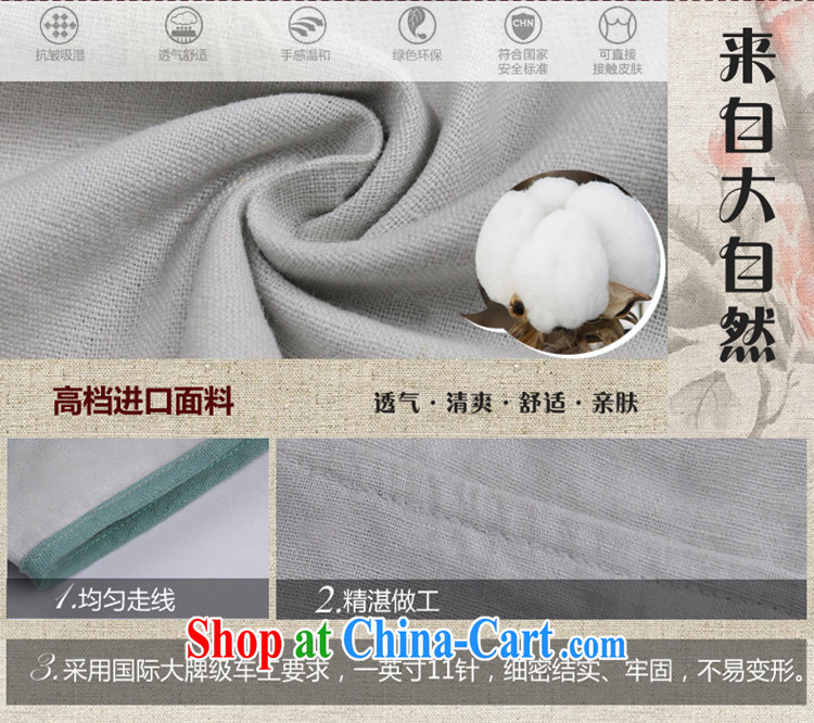 Tang, Ramadan 2015 spring new cotton the Chinese Chinese, Ms. Shen Long-sleeved improved Han-robes T-shirt light gray XXL pictures, price, brand platters! Elections are good character, the national distribution, so why buy now enjoy more preferential! Health