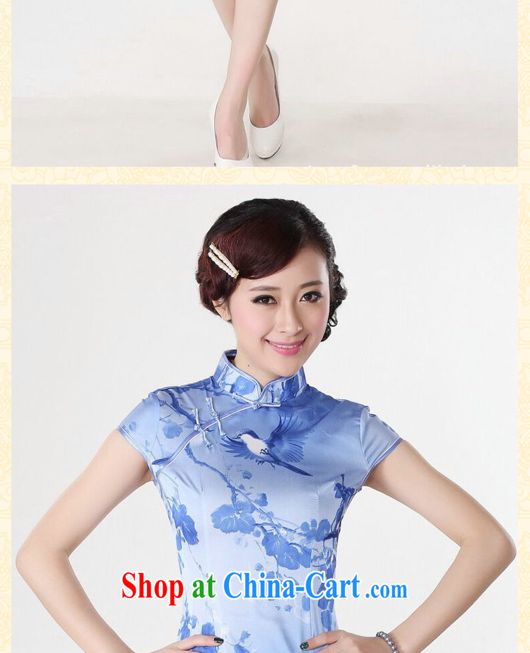 Dan smoke summer outfit New female Chinese improved, for Chinese painting hand-painted silk mercers is hard-pressed short dresses such as the color 2 XL pictures, price, brand platters! Elections are good character, the national distribution, so why buy now enjoy more preferential! Health