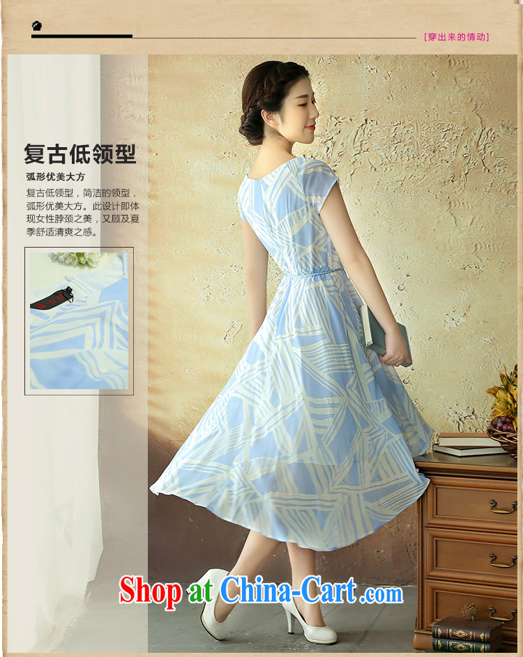 Once the proverbial hero, Mr Ronald ARCULLI, snow-woven long dresses female Ethnic Wind summer small fresh round-collar women skirt blue L pictures, price, brand platters! Elections are good character, the national distribution, so why buy now enjoy more preferential! Health