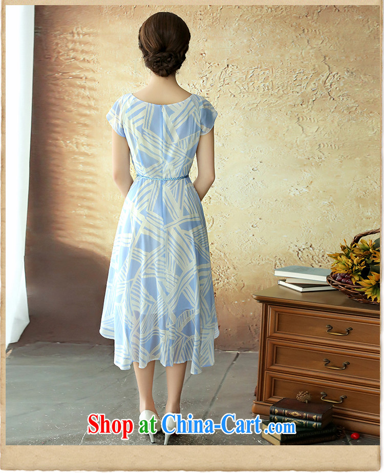 Once the proverbial hero, Mr Ronald ARCULLI, snow-woven long dresses female Ethnic Wind summer small fresh round-collar women skirt blue L pictures, price, brand platters! Elections are good character, the national distribution, so why buy now enjoy more preferential! Health