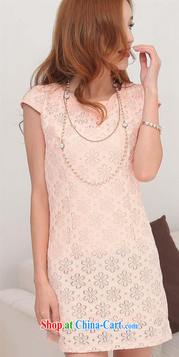 For health concerns women * Girls skirt outfit National Spring new improved stylish retro short cheongsam dress lace F 1140 apricot XXL pictures, price, brand platters! Elections are good character, the national distribution, so why buy now enjoy more preferential! Health