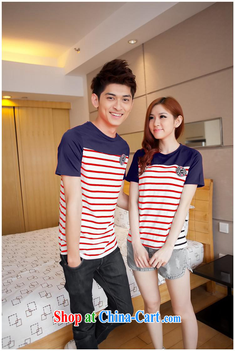 Health concerns women * couples with summer 2015 new Korean fashion 100 ground stripes stitching short-sleeve T pension couples Replace F 2518 red male XXL pictures, price, brand platters! Elections are good character, the national distribution, so why buy now enjoy more preferential! Health