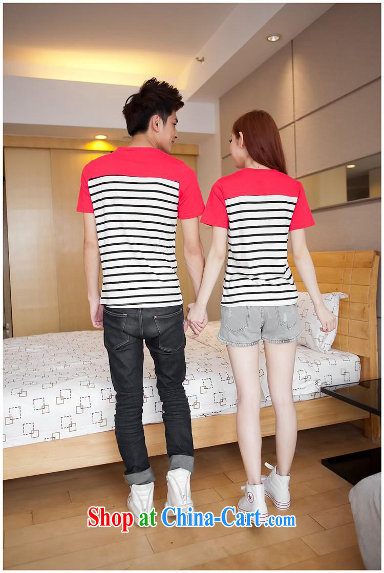 Health concerns women * couples with summer 2015 new Korean fashion 100 ground stripes stitching short-sleeve T pension couples Replace F 2518 red male XXL pictures, price, brand platters! Elections are good character, the national distribution, so why buy now enjoy more preferential! Health