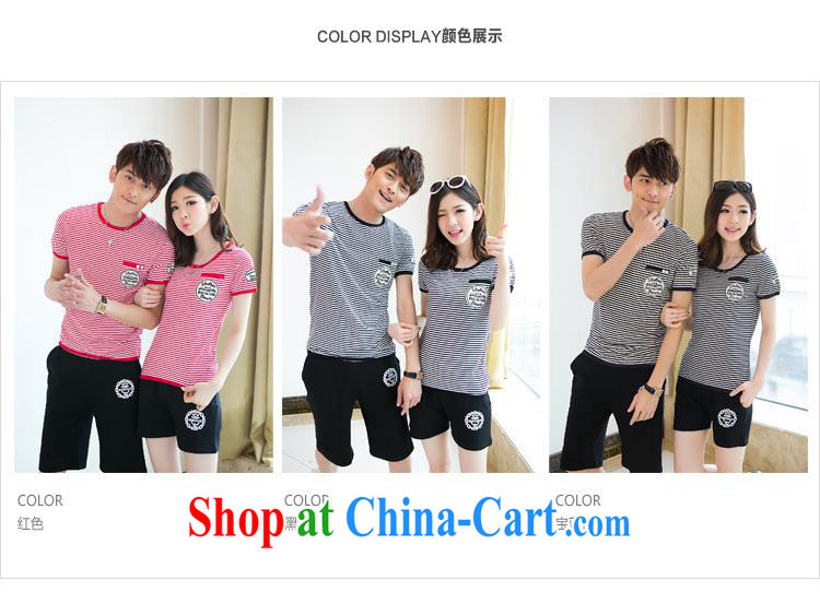 For health concerns women * couples with 2015 men and women half sleeve for couples with stripes short-sleeved T-shirt Han version cultivating the soul T-shirt Navy wind F 2530 navy blue men XXXL pictures, price, brand platters! Elections are good character, the national distribution, so why buy now enjoy more preferential! Health