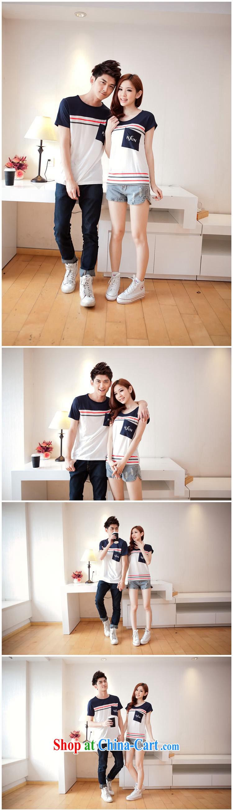 For health concerns women * couples with 2015 new summer Korean stripes stitching large code Korea round-collar short-sleeve T shirt, serving F 2516 Map Color male XL pictures, price, brand platters! Elections are good character, the national distribution, so why buy now enjoy more preferential! Health