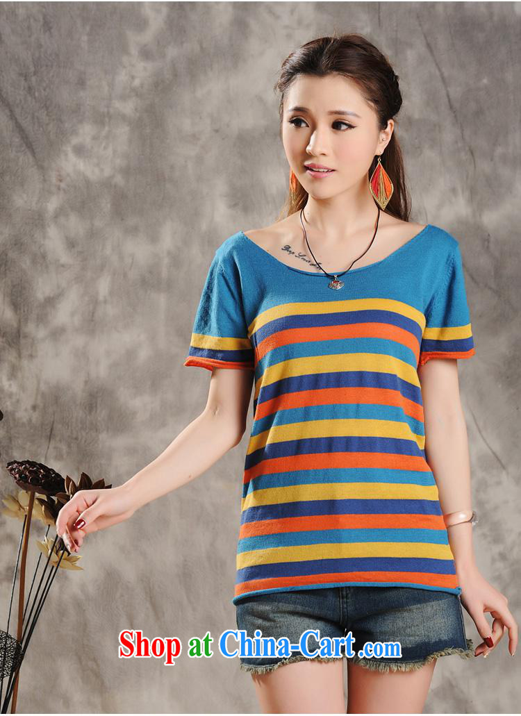 Health concerns women * National 2015 spring and summer new arts wind streaks knitted breathable short-sleeved T loose the code t-shirt girl F 2509 figure color code pictures, price, brand platters! Elections are good character, the national distribution, so why buy now enjoy more preferential! Health