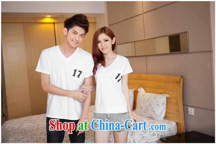 Health concerns women * couples with 2015 summer edition Korea Sport and leisure short-sleeved T-shirt V collar bat sleeves cotton shirt T Class Service F 2519 white male XXL pictures, price, brand platters! Elections are good character, the national distribution, so why buy now enjoy more preferential! Health