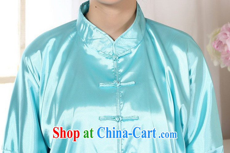 According to fuser stylish new middle-aged and older women with Chinese Han-chinese Kit Tai Chi clothing kung fu shirt LGD/M 0048 #Lake blue 2 XL pictures, price, brand platters! Elections are good character, the national distribution, so why buy now enjoy more preferential! Health