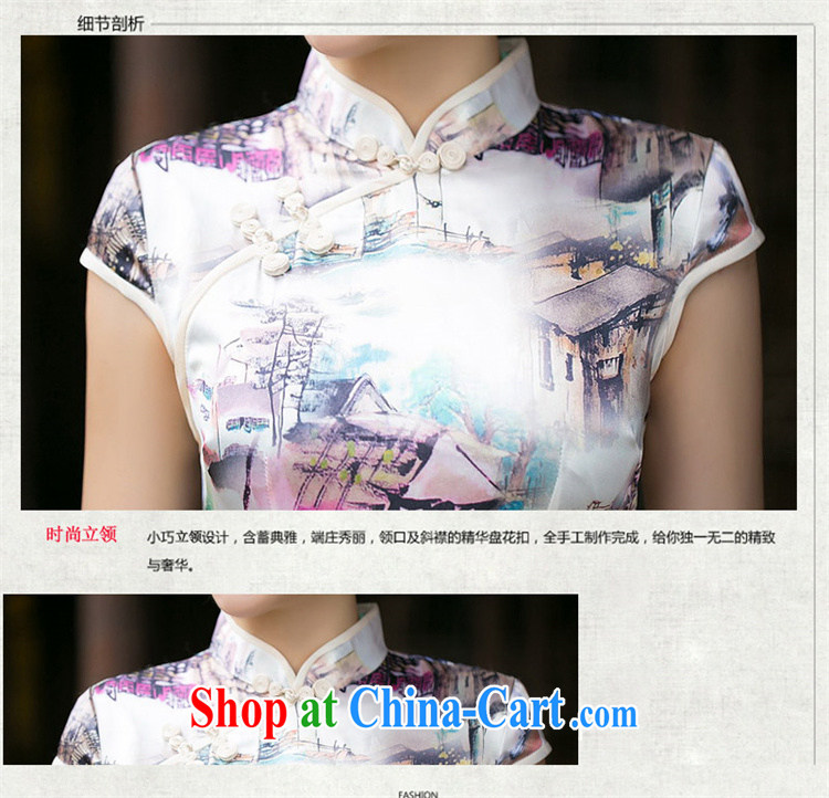 The Yee-Windsor covered by Ms Audrey EU 2015 new summer retro improved daily dresses short-sleeved, for digital stamp cheongsam dress dress ZA S 057 pictures, price, brand platters! Elections are good character, the national distribution, so why buy now enjoy more preferential! Health