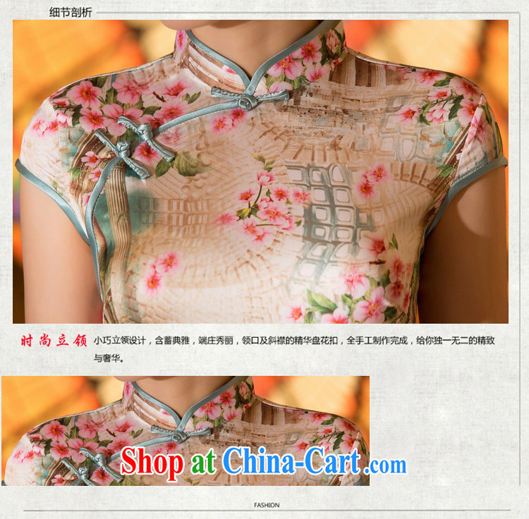 The Yee-sa 1000 a new summer short-sleeve and collar retro Ethnic Wind Chinese qipao dress daily improved cheongsam summer female ZA 061 2 XL pictures, price, brand platters! Elections are good character, the national distribution, so why buy now enjoy more preferential! Health