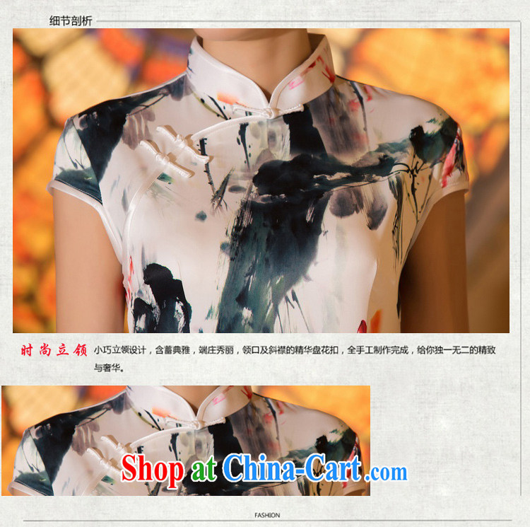 The cross-sectoral book Elizabeth, summer new cheongsam dress daily improved retro stamp cheongsam dress short cheongsam girls ZA 063 2 XL pictures, price, brand platters! Elections are good character, the national distribution, so why buy now enjoy more preferential! Health