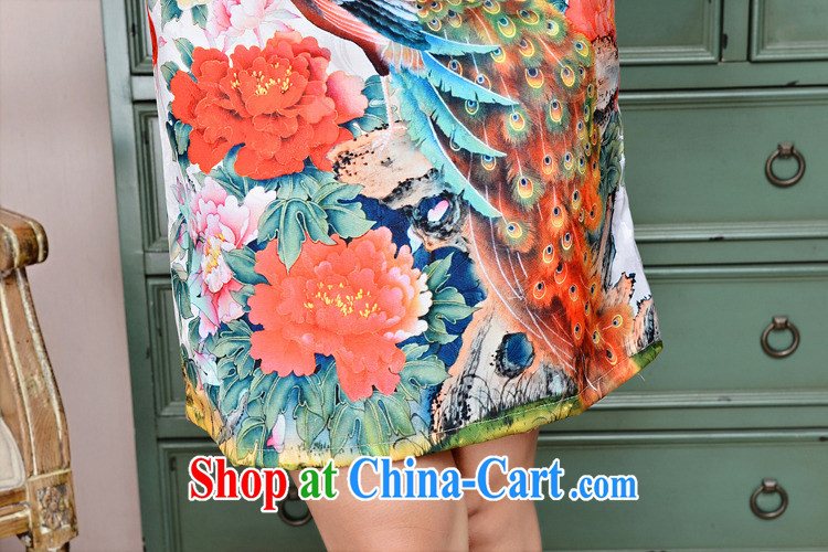According to Tony BLAIR's 2015 summer new, silk and cotton classic jacquard sepia, for cultivating cheongsam Chinese dresses white Peony Bird XXL pictures, price, brand platters! Elections are good character, the national distribution, so why buy now enjoy more preferential! Health