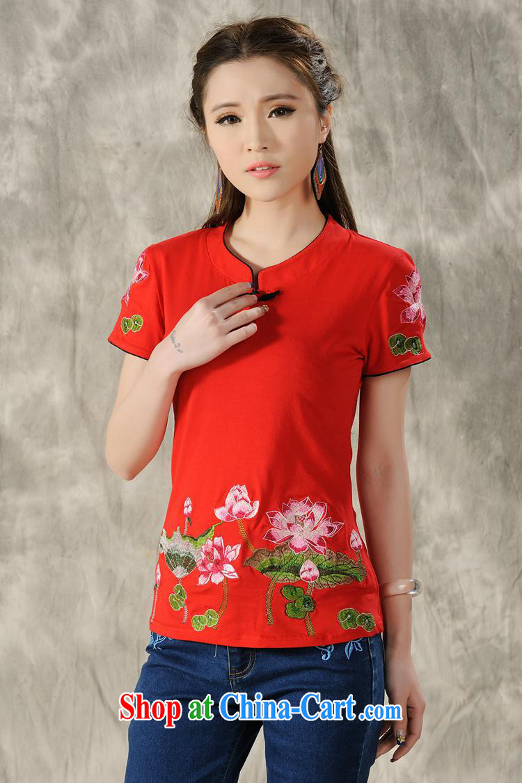 Black butterfly X 3505 National wind women spring and summer new, for embroidered tray snaps cultivating short-sleeved cotton shirt T yellow 4 XL pictures, price, brand platters! Elections are good character, the national distribution, so why buy now enjoy more preferential! Health