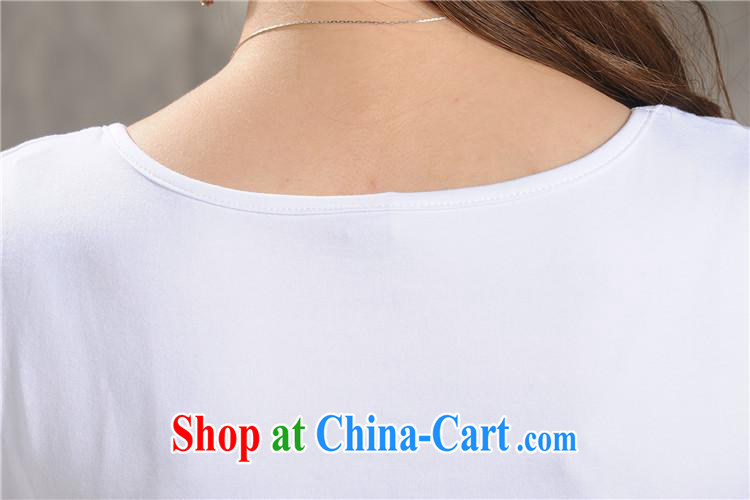 Black butterfly MX 9206 National wind women's clothing spring and summer new round-collar beauty embroidered short sleeve cotton shirt T white 2XL pictures, price, brand platters! Elections are good character, the national distribution, so why buy now enjoy more preferential! Health