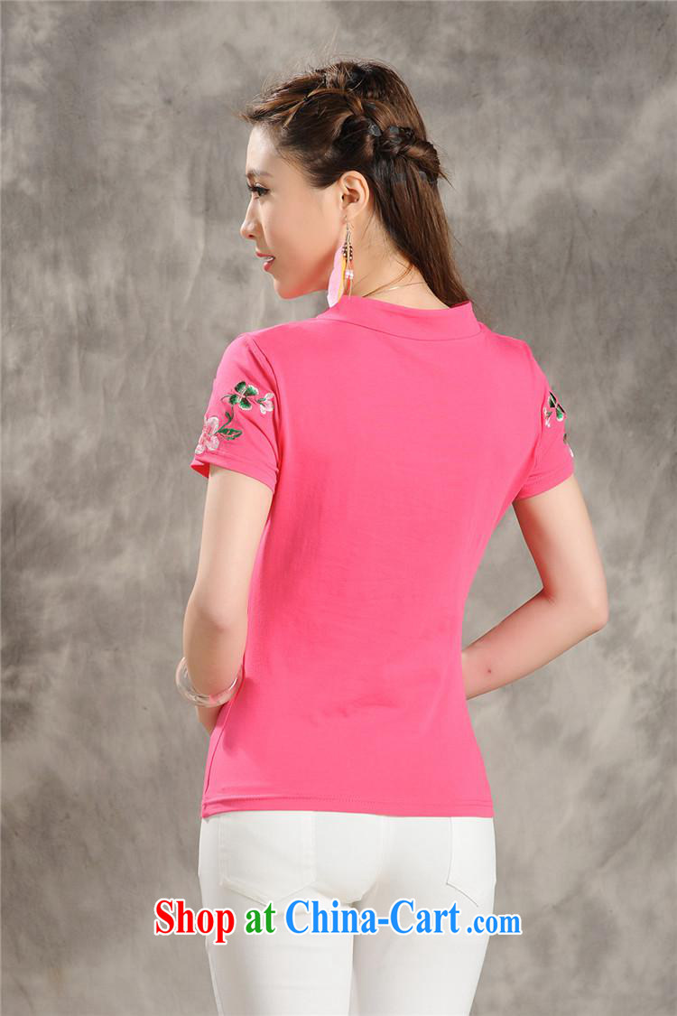 Black butterfly MX 9204 National wind women summer new, for a tight embroidered cultivating short-sleeved cotton shirt T green 4 XL pictures, price, brand platters! Elections are good character, the national distribution, so why buy now enjoy more preferential! Health