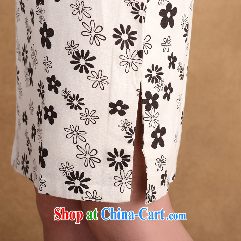The cross-sectoral Windsor only Fujing Qipai New Literature and Art Nouveau style cotton Ma daily improved cheongsam ethnic wind linen cheongsam dress ctb JZ 396 2 XL, Jennifer Windsor, shopping on the Internet