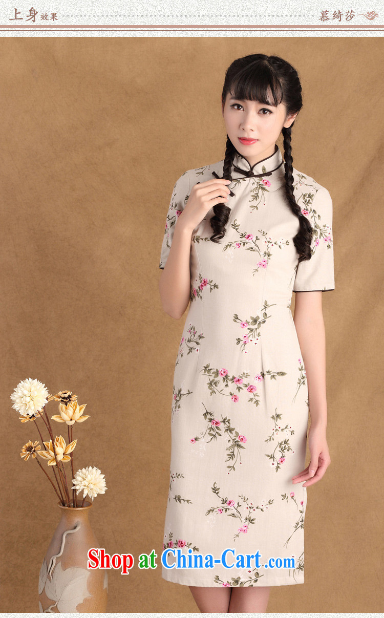 The Yee-sa 2015 spring new ethnic wind antique dresses stylish and improved manually the buckle long cotton the cheongsam dress sz ctb 790 XL pictures, price, brand platters! Elections are good character, the national distribution, so why buy now enjoy more preferential! Health