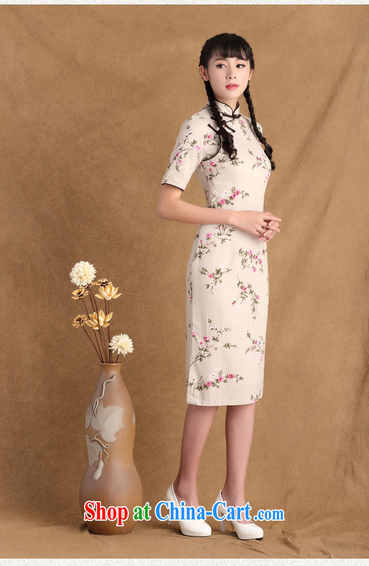 The Yee-sa 2015 spring new ethnic wind antique dresses stylish and improved manually the buckle long cotton the cheongsam dress sz ctb 790 XL pictures, price, brand platters! Elections are good character, the national distribution, so why buy now enjoy more preferential! Health