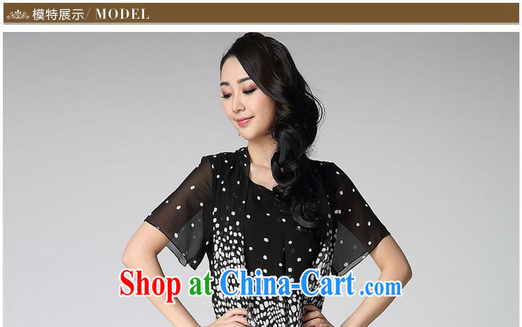 Ya-ting store 2015 summer new, large, round-neck collar does not rule out the gradient short-sleeved snow woven dresses red XXXL pictures, price, brand platters! Elections are good character, the national distribution, so why buy now enjoy more preferential! Health