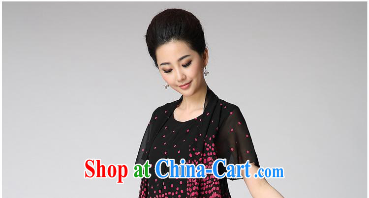 Ya-ting store 2015 summer new, large, round-neck collar does not rule out the gradient short-sleeved snow woven dresses red XXXL pictures, price, brand platters! Elections are good character, the national distribution, so why buy now enjoy more preferential! Health