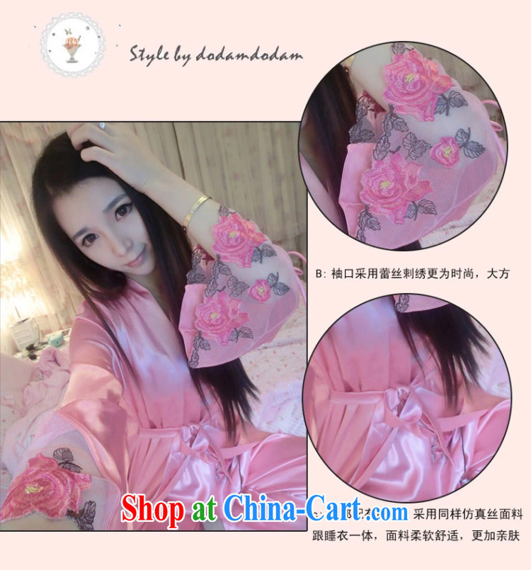 A spring and summer burglary, silk embroidered long-sleeved pajamas women clothes sexy silk sling robes 3 piece cherry toner color code pictures, price, brand platters! Elections are good character, the national distribution, so why buy now enjoy more preferential! Health