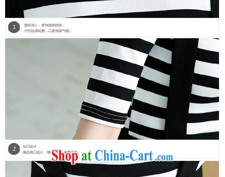 Ya-ting store female short skirts T pension 2015 spring and summer with new stylish female Korean round-collar striped short-sleeved video thin two-piece black XXL pictures, price, brand platters! Elections are good character, the national distribution, so why buy now enjoy more preferential! Health