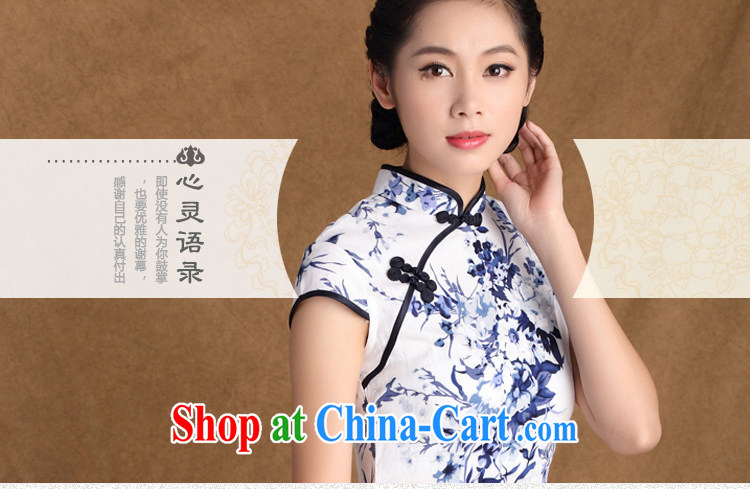 The cross-sectoral extension Elizabeth, New summer new stretch cotton Ma daily improved short cheongsam daily improved porcelain was cheongsam dress SZ M 815 2 XL pictures, price, brand platters! Elections are good character, the national distribution, so why buy now enjoy more preferential! Health