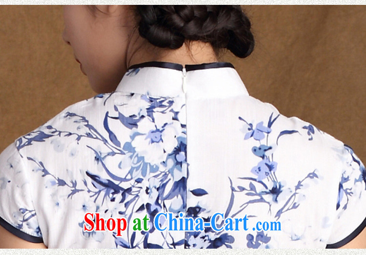 The cross-sectoral extension Elizabeth, New summer new stretch cotton Ma daily improved short cheongsam daily improved porcelain was cheongsam dress SZ M 815 2 XL pictures, price, brand platters! Elections are good character, the national distribution, so why buy now enjoy more preferential! Health