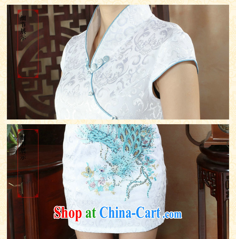 Bin Laden smoke new cheongsam dress summer retro daily Chinese, for national wind women's clothing improved cotton dress as shown color 2 XL pictures, price, brand platters! Elections are good character, the national distribution, so why buy now enjoy more preferential! Health