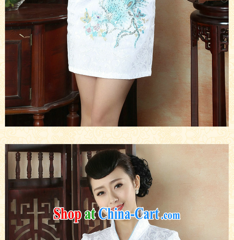 Take the new cheongsam dress summer retro daily Chinese, for national wind women's clothing improved cotton dress as shown color 2 XL pictures, price, brand platters! Elections are good character, the national distribution, so why buy now enjoy more preferential! Health