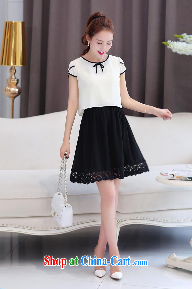 Ya-ting store snow woven shirts girls short skirts two-piece spring Korean female solid-colored snow woven dresses stylish cuffs, with white XXL pictures, price, brand platters! Elections are good character, the national distribution, so why buy now enjoy more preferential! Health