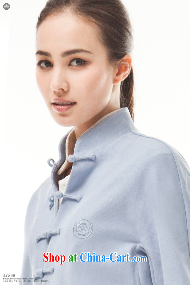 Take Your Excellency's wind (B) is not 9 color deer female spring cultivating Long-Sleeve stylish Chinese retro T-shirt blue gray blue gray (M) pictures, price, brand platters! Elections are good character, the national distribution, so why buy now enjoy more preferential! Health