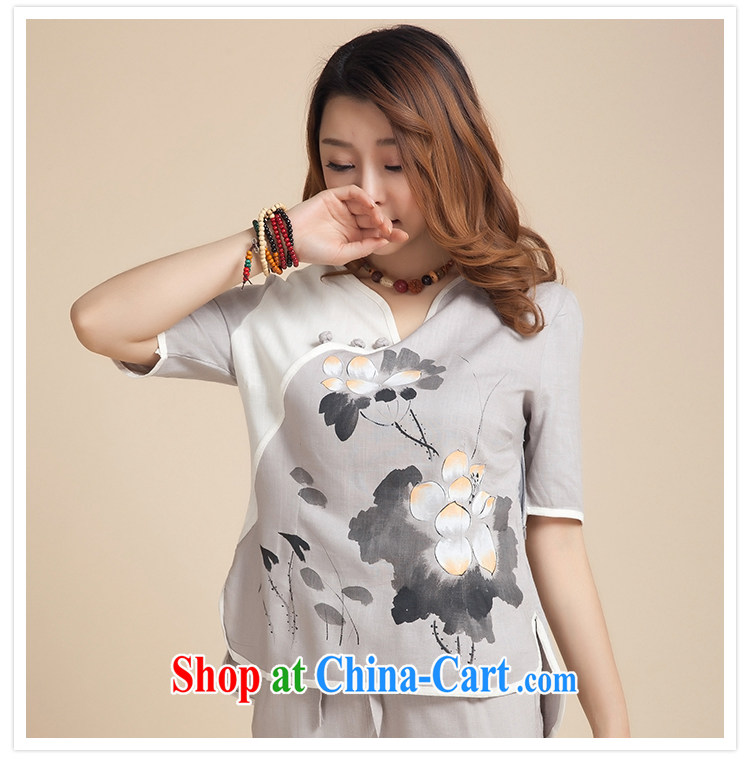 Jack And Jacob JIEYA - WOLF Tang Women's clothes cotton mA short-sleeve summer T-shirt, cotton MA Fashion, long, short, install package summer stars, light gray, T-shirt XXL pictures, price, brand platters! Elections are good character, the national distribution, so why buy now enjoy more preferential! Health