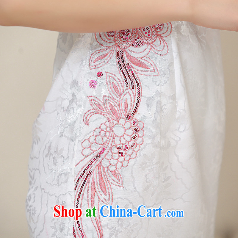 The sub-cabinet dresses summer pack and skirt, long, short cuff improved cheongsam dress skirts XXL Hester Prynne, the sub-cabinet, and shopping on the Internet