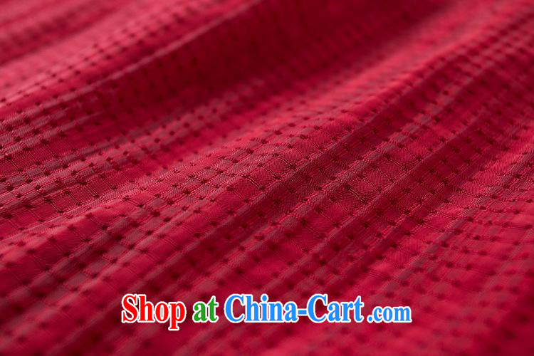 Ya-ting store summer 2015 new Web yarn cover sleeve tartan dresses skirts beauty style cheongsam dress graphics thin red XL pictures, price, brand platters! Elections are good character, the national distribution, so why buy now enjoy more preferential! Health