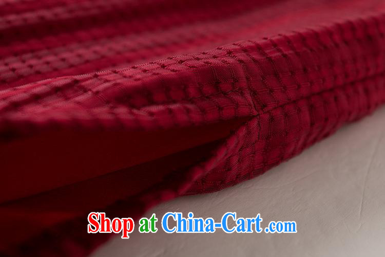Ya-ting store summer 2015 new Web yarn cover sleeve tartan dresses skirts beauty style cheongsam dress graphics thin red XL pictures, price, brand platters! Elections are good character, the national distribution, so why buy now enjoy more preferential! Health