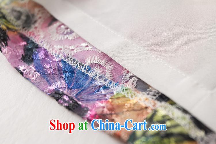 Ya-ting store summer 2015 new Chinese Chinese qipao Palace style cheongsam dress ethnic wind picture color XL pictures, price, brand platters! Elections are good character, the national distribution, so why buy now enjoy more preferential! Health