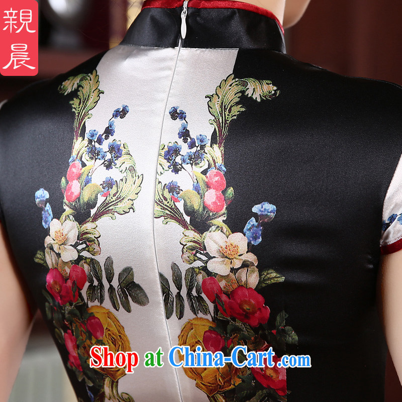 The pro-am 2015 as soon as possible new spring and summer daily sauna silk short, Retro exclusive fashion improved Silk Cheongsam short 2 XL, and the pro-am, and shopping on the Internet
