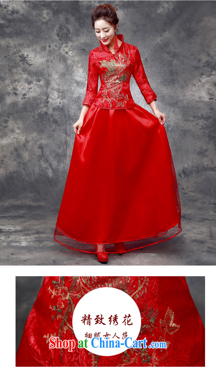 Dream of the day spring 2015 new, improved cheongsam floral long bows, serving traditional cheongsam beauty 7 sub-sleeved qipao Q 8669 7 cuff tailored pictures, price, brand platters! Elections are good character, the national distribution, so why buy now enjoy more preferential! Health