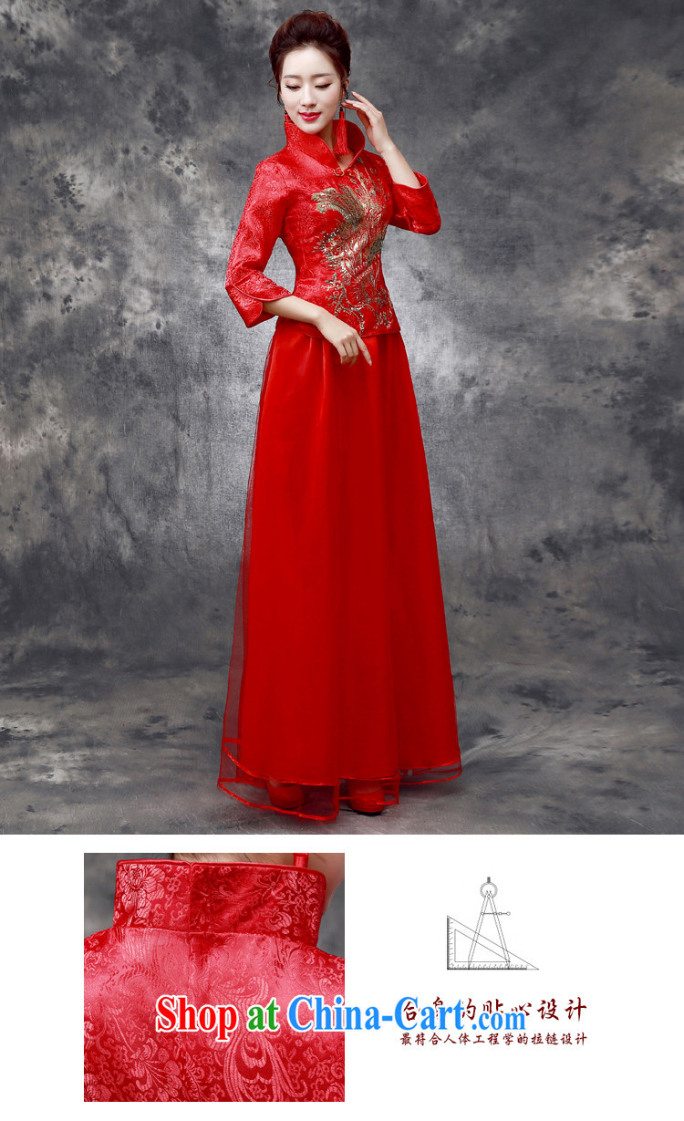 Dream of the day spring 2015 new, improved cheongsam floral long bows, serving traditional cheongsam beauty 7 sub-sleeved qipao Q 8669 7 cuff tailored pictures, price, brand platters! Elections are good character, the national distribution, so why buy now enjoy more preferential! Health
