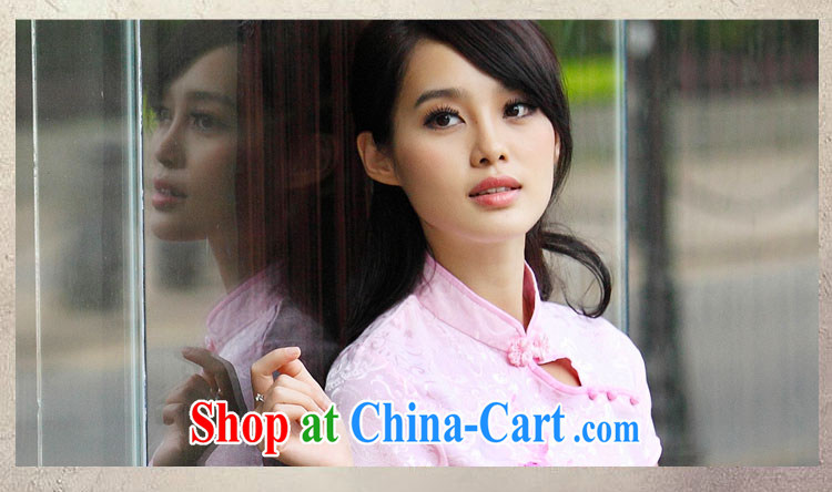 Flowers, summer dish with new dresses, Retro fresh Chinese to Butterfly cheongsam dress JE RA 044 6908 pink XL pictures, price, brand platters! Elections are good character, the national distribution, so why buy now enjoy more preferential! Health