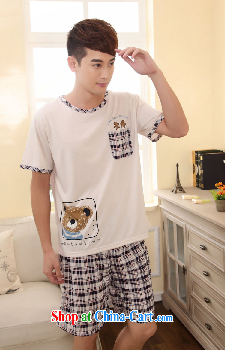 Badminton World new cotton short-sleeved size teddy bear couples package with pajamas clothes FA R 1013 6618 wine red L pictures, price, brand platters! Elections are good character, the national distribution, so why buy now enjoy more preferential! Health