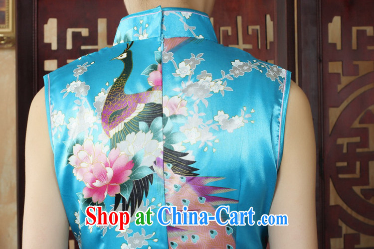 Capital city sprawl 2015 spring and summer New China wind retro short female cheongsam elegant and comfortable, for a sleeveless stamp female qipao D D 009 009 - C XXL pictures, price, brand platters! Elections are good character, the national distribution, so why buy now enjoy more preferential! Health