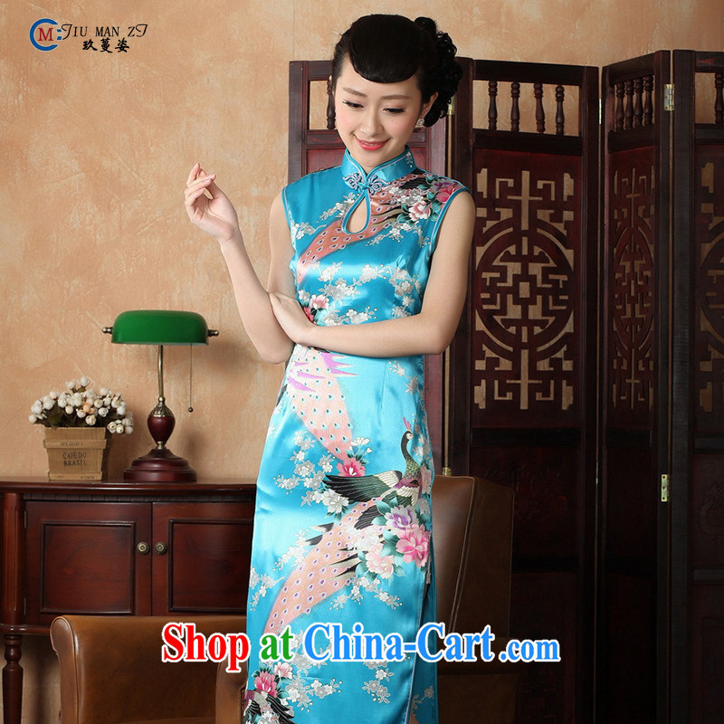 Ko Yo vines into exciting and new era retro long Chinese qipao, for high-power on the truck sleeveless dresses 2015 girls spring and summer new cheongsam D D 008 008 - D M, capital city sprawl, shopping on the Internet