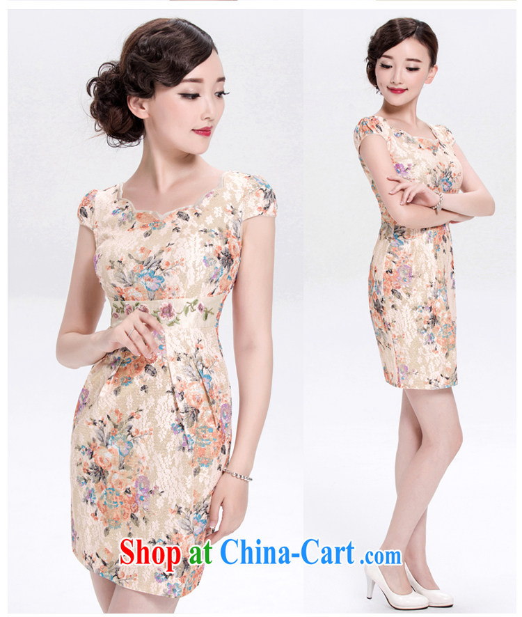 The proverbial hero once and for all -- spend the spring and summer, composite lace dress sexy beauty fashion round collar Ethnic Wind Light yellow 2XL pictures, price, brand platters! Elections are good character, the national distribution, so why buy now enjoy more preferential! Health