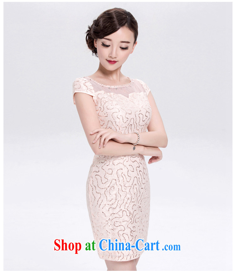 proverbial hero once and for all if you take the 2015 spring and summer new stylish lace dresses cultivating Chinese Ethnic Wind dresses pink 2 XL pictures, price, brand platters! Elections are good character, the national distribution, so why buy now enjoy more preferential! Health