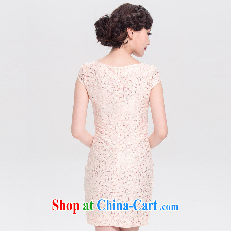proverbial hero once and for all if you take the 2015 spring and summer new stylish lace dresses cultivating Chinese Ethnic Wind dresses pink 2 XL, fatally jealous once and for all, and, shopping on the Internet
